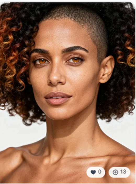 Female, 26-35, North African - 1:1 - 4K AI Face Generator style preview