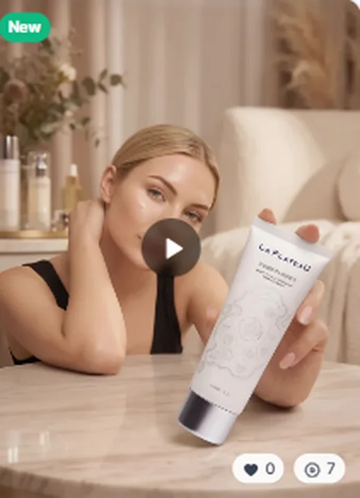 Skincare routine AI Lip Sync Generator style preview