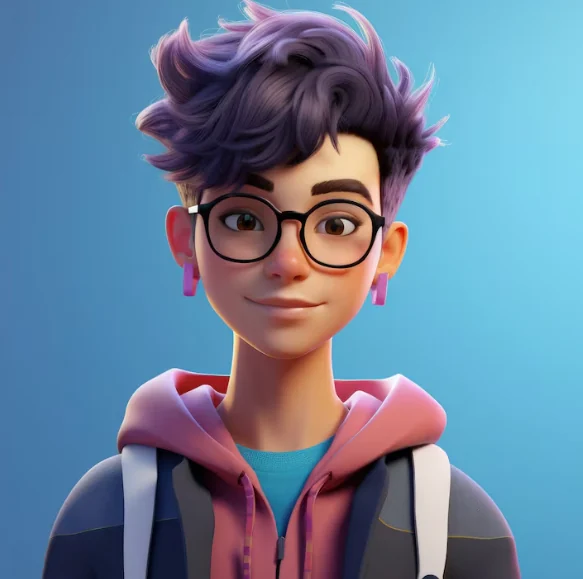 3D avatar prompt example for ZenCreator AI