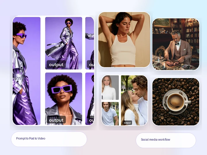 Social Media Prompts for ZenCreator AI content workflow preview